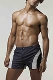 Review   / JM Charcoal Swim Trunk - Charcoal