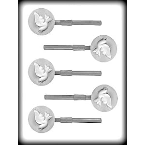 1 3 4 dove sucker Hard Candy Mold: 1 Count by CKP