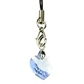 Swarovski Elements Handyanh�nger (Design: Light Sapphire D9) - inkl. samtweichem Trendline24 Handytransportbeutel