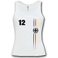 DEUTSCHLAND FUSSBALL EM 2012 FANSHIRT 23 VERSCHIEDENE MOTIVE - Frauen Tank Top Gr. S bis XL