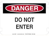 10 x 7 Standard Danger Signs- Do Not Enter