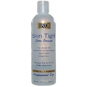 B&C Skin Tight Product for Razor Bumps & Ingrown Hairs-Extra Strength(12 oz)