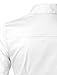 LE3NO Womens Lightweight Button Down Shirt with Stretch White