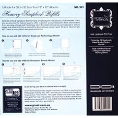 USA Produkt - White Pages Refill 12 X12 25 Top-Loading-Sheets50 Pages