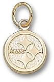 Pittsburgh Steelers 10K Gold Circle Logo 3/8'' Pendant