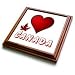 I Love Canada - 1 - 8x8 Trivet With 6x6 Ceramic Tile