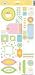 Doodlebug Designs - Easter Collection - Whimsy Wafers - Self-Adhesive Chipboard - Easter