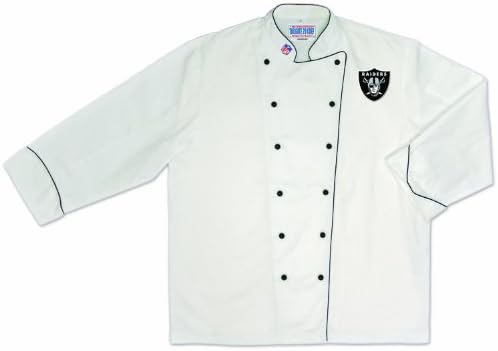 NFL Oakland Raiders Premium Chef Coat (Medium)