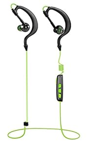 Basstyle Wireless Bluetooth Headphones, Noise Cancelling Gym Running Exercise Sports Hands Free Sweatproof, Suitable for iPhone 6, 6 Plus, 5 5C 5S 4 & Android (TB-1133, Green)