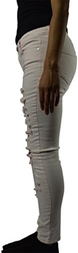 GARNI Juniors distressed skinny Jeans Light Pink