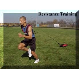 SPEEDSTER RESISTANCE SPEED SLED * TORPEDO JET POWER DRAG SLED, SHOULDER X-HARNESS, PADDED WAIST BELT, TOW LINES, RESISTANCE BAGS * NO STEEL PLATES NEEDED! *