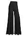 Thanth Womens Womens Chic Palazzo Lounge Wild Pant Black XX-Large