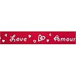CitiRibbon Love 5/8" (25 yds) Red
