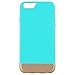 iPhone 6 Case ® Ultimate Protection Scratch Proof Soft Interior with Vibrant Trendy Color Slider Style Hard Case for iPhone 6 (4.7 inch) -Tea l/ Gold