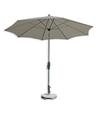 Glatz UV Alu Twist Parasol UPF50+ 300cm - Taupe