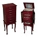 Jewelry : Walnut Jewelry Armoire, new, 6 Drawer Armoire (Walnut) (41 3/8"H x 15 7/8"W x x12 1/2"D)