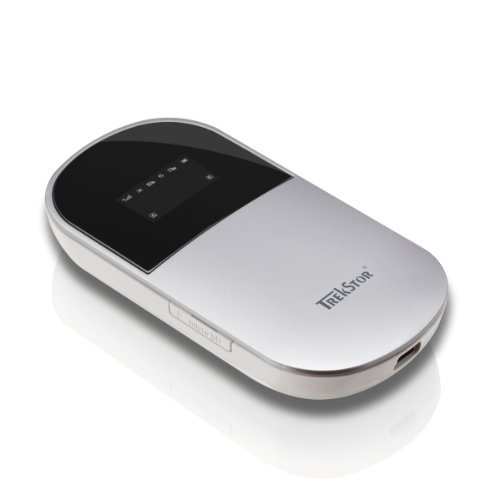 Netzwerkgeräte Kaufen Trekstor tragbarer WLAN HotSpot Router silber