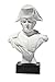 danila-souvenirs French Emperor Napoleon Bonaparte Marble Bust Statue Sculpture 5.3' White