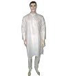 Designer Mens Clothing Long Sleeve White Cotton Kurta Pajama L Chest 46 Inch