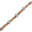 14K Rose Gold Diamond Bracelet - 0.65 Ct.