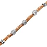 14K Rose Gold Diamond Bracelet - 0.65 Ct.