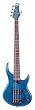 MTD Kingston "The Artist" Bass Guitar (5 String, Rosewood, Transparent Blue)