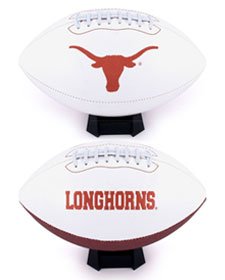 Texas Longhorns Full Size Embroidered Football