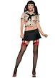 2PC Gothic Girl Scout Sexy Holiday Party Costume