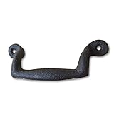 レトロなデザインのシャビーなアイアンハンドル。アイアンハンドル　　63116