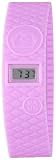 Nano Light - Montre Fille - Quartz Digitale - Etanche - Bracelet Silicone Mauve extensible - Garantie 2 ans