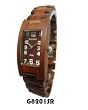Tense Wood Watch Mens Solid Sandal Rose Wood Watch Hypo-Allergenic G8102SR