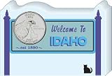 Cats Meow Village, Idaho State Quarter Holder, Made in USA, Collectible, Keepsake