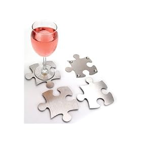 Puzzle Piece Coasters by 