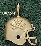 Univ Of Virginia Helmet W/Sabres 14K Charm/Pendant