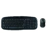 Digital Innovations Wireless Classic Keyboard W/ Optical Mouse For Right & Left Handed Users
