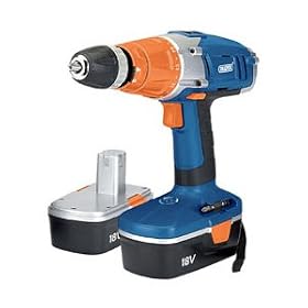 DRAPER 40765 18V C/LESS HAMMER DRILL 2 SPEED