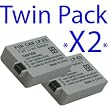 Premium Quality -Twin Pack- 2x High Power LP-E5, LP E5, LPE5 2 Year Warranty Replacement Lithium Li-ion Digital Camera Battery for Canon :- CANON EOS 450D, EOS 1000D, EOS Kiss X2, Rebel XSi - I-Luv-Life