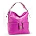 Dooney Bourke Calf Pocket Sac Shoulder Bag Purple