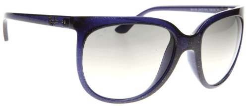 Ray Ban RB4126 Cats 1000 Sunglasses - 806 32 Blue Violet Glitter (Crystal Gray Gradient Lens) - 57mm product image