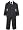 Baby & Toddler Boys Black Pinstripe 5 Piece Suit