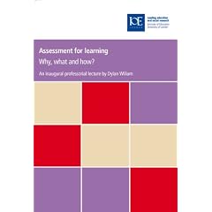 Assessment for Learning: Why, What and How? (Inaugural Professorial Lectures)