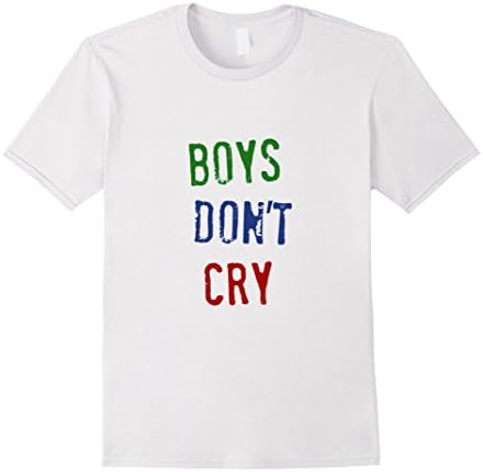 Men's Boys Don't Cry Ocean Shirt Small White
