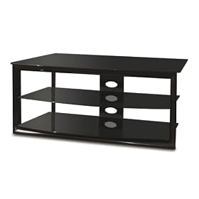 TechCraft MC4832B Wide Home Theater Stand (Black) by TECHCRAFT