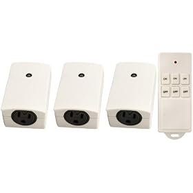 Woods 13569 Indoor Wireless Remote Control with 3 Outlets