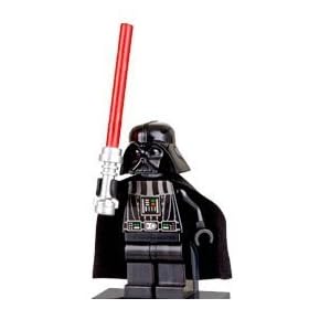 LEGO Star Wars LOOSE Mini Figure Darth Vader with Silver Lightsaber