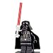 LEGO Star Wars LOOSE Mini Figure Darth Vader with Silver Lightsaber
