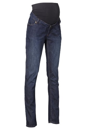ESPRIT Maternity Damen Umstandsmode/ Hose M8C009, Gr. 40, Blau (Darkwash 910) Preisvergleich