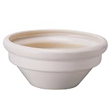 アドミナ 鉢カバー 9号 27cm 穴あき ホワイト（白） 光沢【ミラ MI-7】 陶器 信楽焼き イタリアンテラコッタ おしゃれ