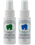 BedbugLogic Protection and Treatment Spray- Non-Toxic Bed Bug Spray - Two 2oz. TSA Approved Travel Size Bottles (Thyme and Cedar Scents)