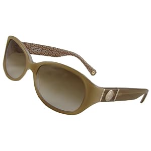 Coach Sunglasses, Anna S439, Caramel Frame  Light Brown Lenses
